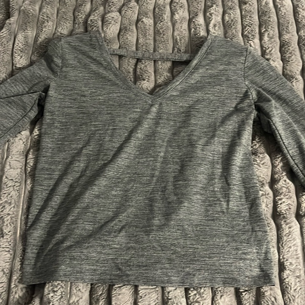 Open back long sleeve